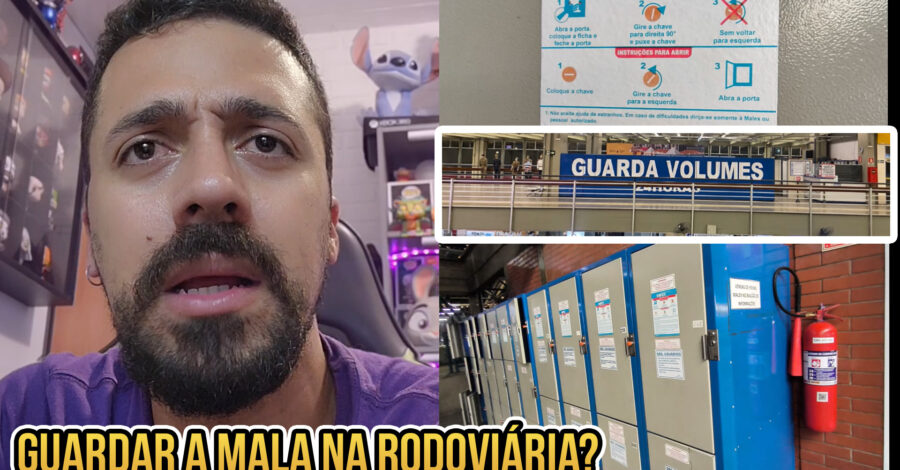 🚍 TEM ARMÁRIO NA RODOVIÁRIA PARA GUARDAR A MALA OU MOCHILA? ( GUARDA VOLUMES )
