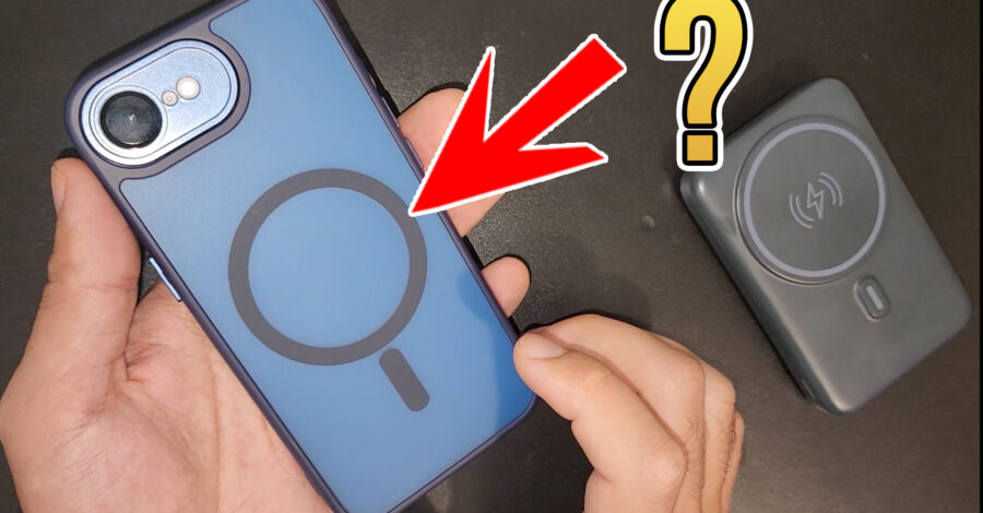 O QUE É O CÍRCULO COM UM TRACINHO QUE TEM ATRÁS DO IPHONE? ( MAGSAFE PRA QUE SERVE )