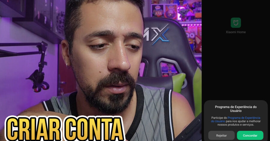 COMO CRIAR CONTA NO XIAOMI HOME PELO APP NO CELULAR