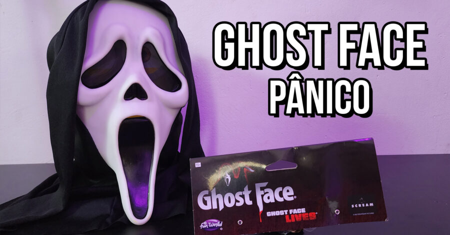 MÁSCARA GHOST FACE ( PÂNICO ) FUN WORLD – QUALIDADE TOP