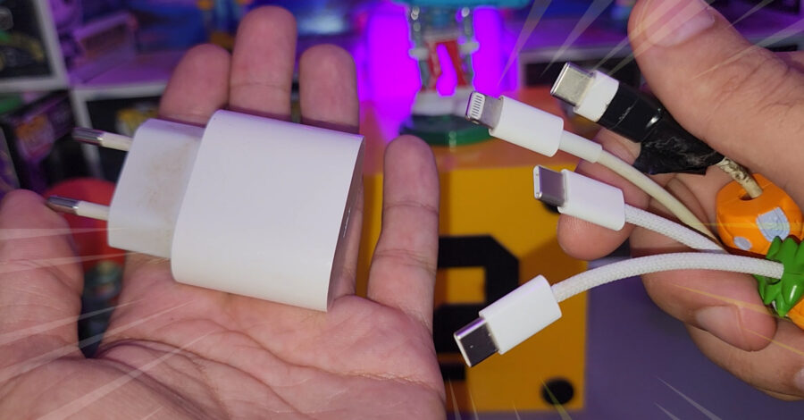 LIGHTNING x MINI USB-C : DIFERENÇA DO CABO CARREGADOR DE IPHONE DE ANTES E DE AGORA