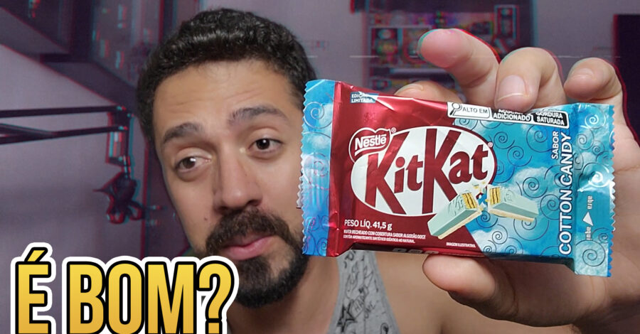 É BOM? KITKAT AZUL ALGODÃO DOCE
