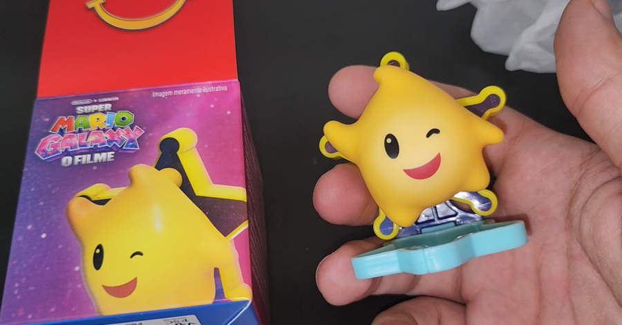 COMPREI APENAS A LUMA DA COLEÇÃO DO SUPER MARIO GALAXY DO MC DONALDS DE 2026