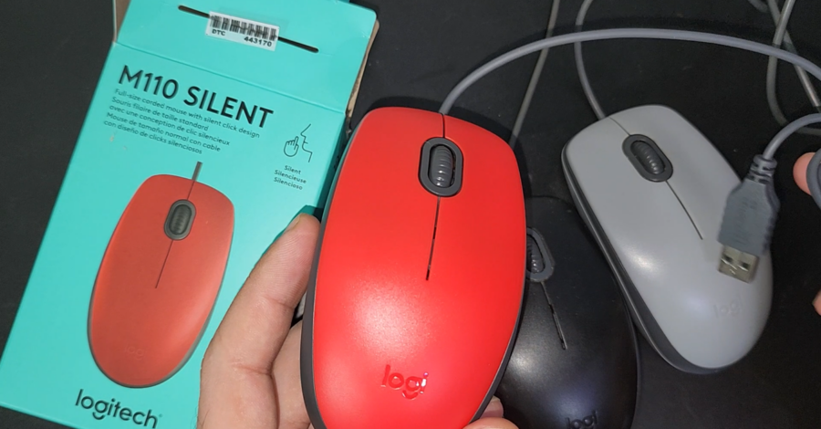 🖱️ MOUSE QUE NÃO FAZ BARULHO DE CLICK, SILENCIOSO… AGORA COMPREI O VERMELHO