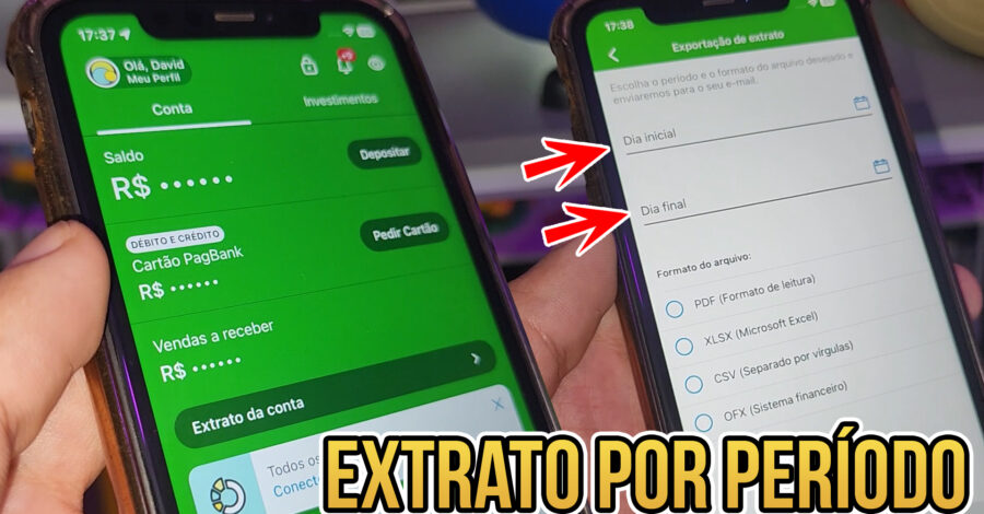 COMO SOLICITAR EXTRATO POR PERÍODO NO APP PAGBANK