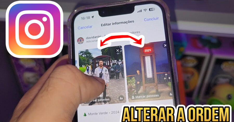 COMO REORGANIZAR ( ALTERAR A ORDEM ) DO CARROSSEL DE FOTOS DO INSTAGRAM APÓS JÁ POSTADO
