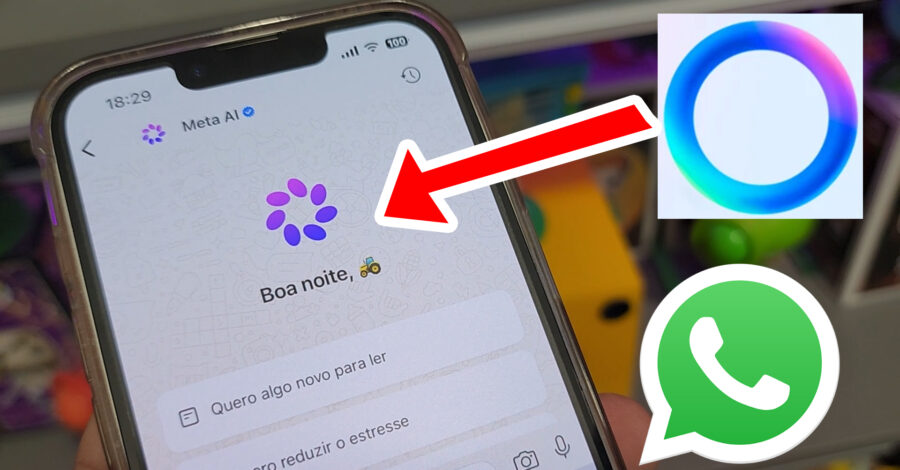 🟣 ÍCONE NOVO NO WHATSAPP? ( várias bolinhas roxas formando um círculo ) META AI