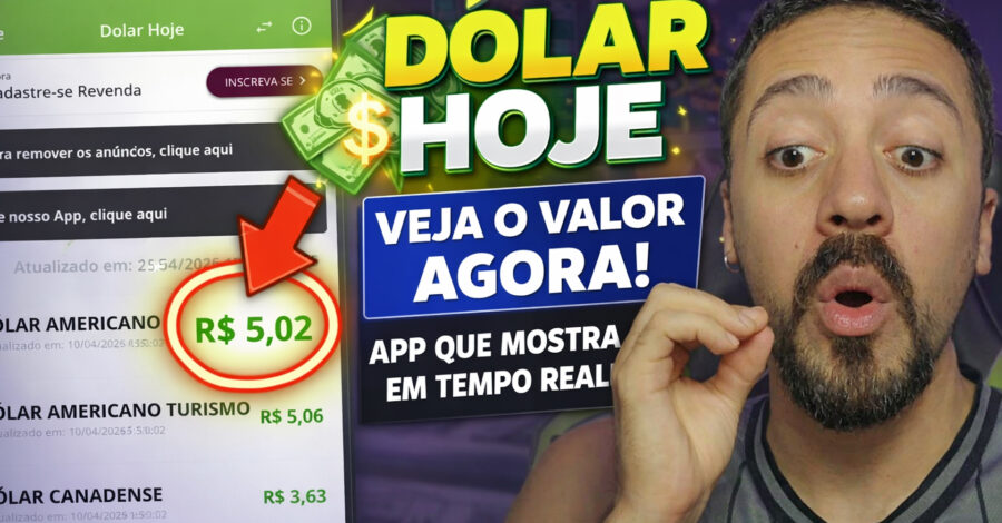 APP PARA VERIFICAR VALOR DO DOLAR ATUALIZADO : DÓLAR HOJE ( COTAÇÃO )