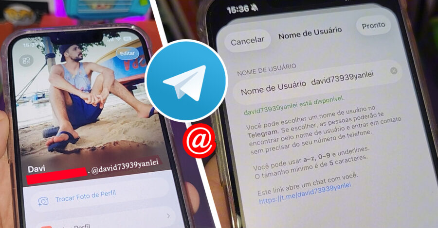 @ COMO DEFINIR NOME DE USUÁRIO NO TELEGRAM