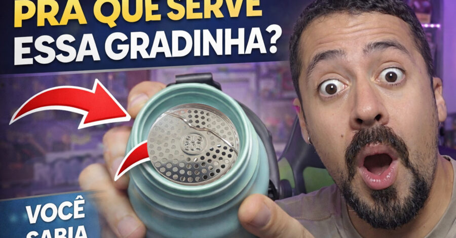 PRA QUE SERVE ESSE GRADINHA QUE VEM NA GARRAFINHA DE ÁGUA