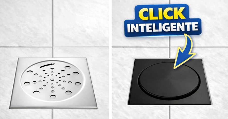 ACHEI O RALO CLICK INTELIGENTE BEM MAIS PRÁTICO DO QUE O DE GRELHA COMUM