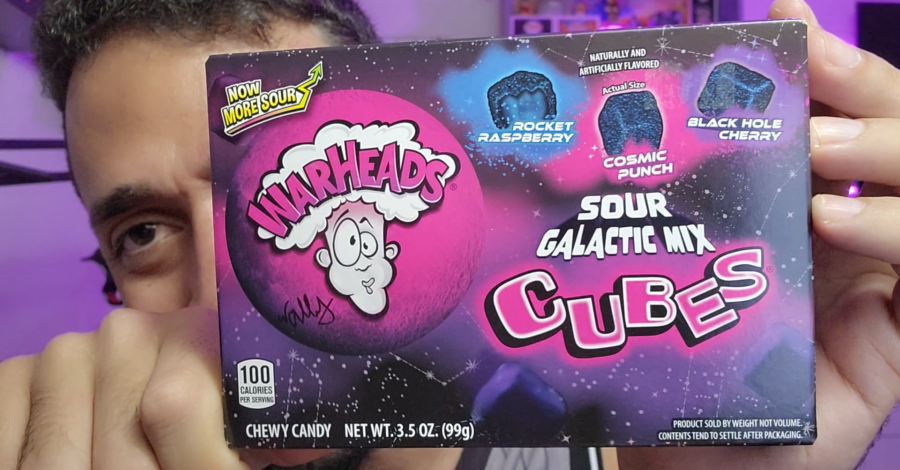 UMA DAS MELHORES QUE JÁ PROVEI – EXPERIMENTANDO AS BALAS WARHEADS SOUR GALACTIX MIX CUBES