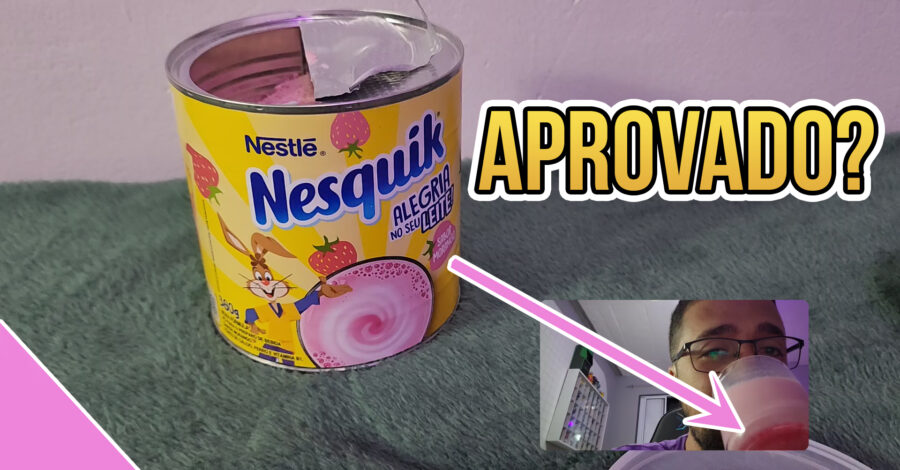 ENCONTREI E PROVEI O NESQUIK SABOR MORANGO… É BOM?