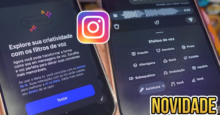 COMO ALTERAR A VOZ NOS AUDIOS DO INSTAGRAM – FILTRO DE VOZ