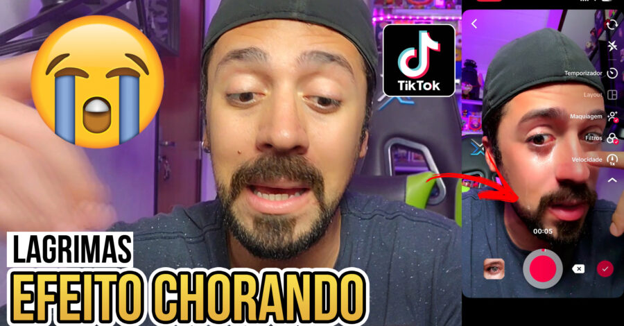 😭 FILTRO EFEITO CHORANDO NO TIKTOK COMO USAR