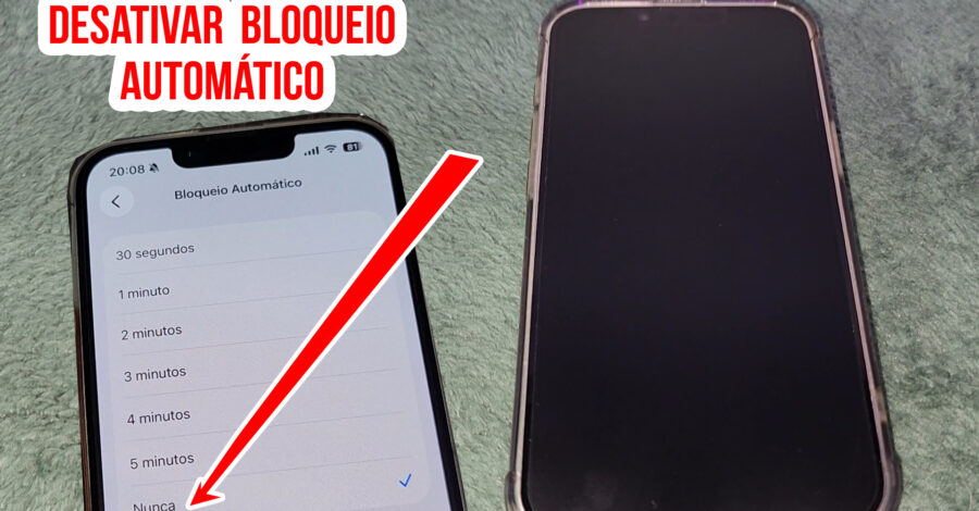COMO DESATIVAR BLOQUEIO AUTOMÁTICO DO IPHONE PARA NÃO BLOQUEAR SOZINHO MAIS
