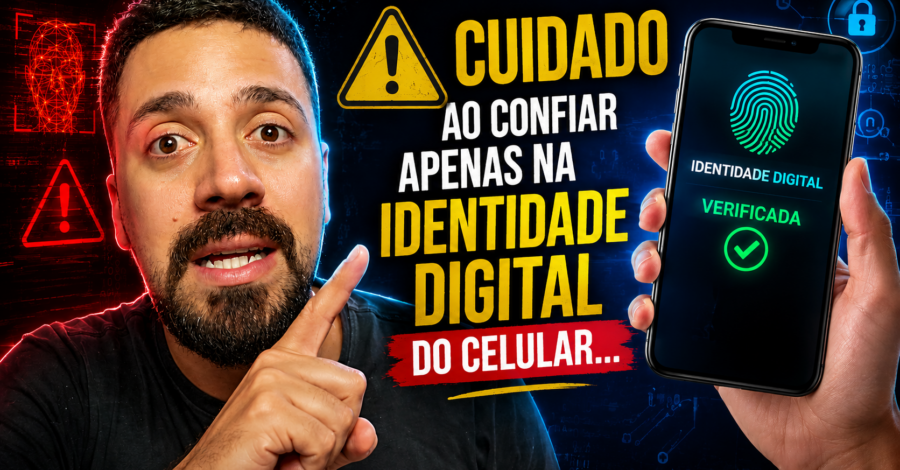 ⚠️ CUIDADO AO CONFIAR APENAS NA IDENTIDADE DIGITAL NO CELULAR…