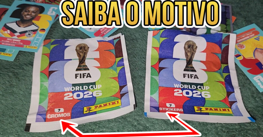⚽ PORQUE TEM PACOTINHO DE FIGURINHA DA COPA DO MUNDO 2026 7 STICKERS E 7 CROMOS… TEM DIFERENÇA?