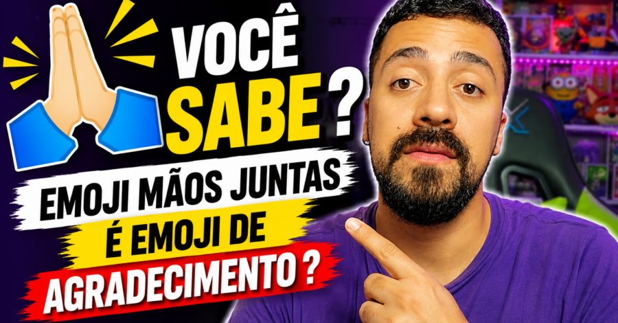 🙏🏻 VOCÊ SABE ? emoji mãos juntas é emoji de agradecimento ?