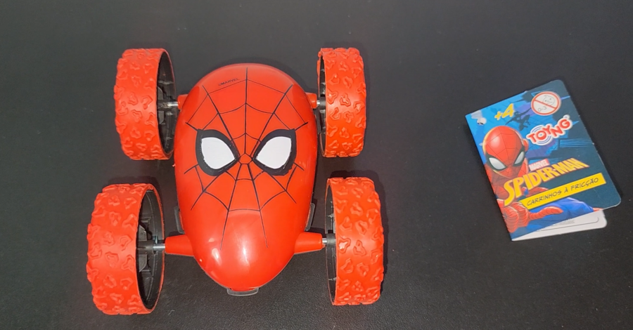 🕷️ SUPER CARRINHO HOMEM ARANHA FRICÇÃO COMO FUNCIONA ( DUAS FACES )