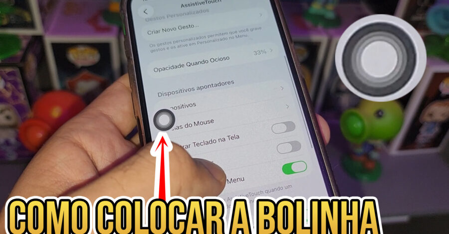 ⚫ COMO ATIVAR ou desativar A BOLINHA DO IPHONE ( assistive Touch )