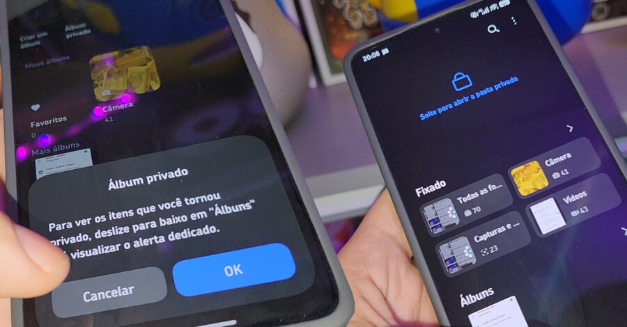 COMO ENCONTRAR A PASTA PRIVADA – COMO ADICIONAR FOTO NO ÁLBUM PRIVADO DO XIAOMI POCO X7 PRO | X8 PRO