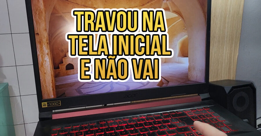 PC TRAVOU NA TELA INICIAL DO WINDOWS E NÃO VAI PARA A TELA DE DIGITAR SENHA – NOTEBOOK OU COMPUTADOR