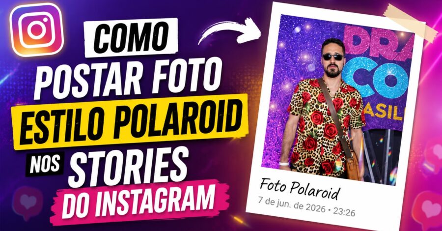 COMO POSTAR FOTO ESTILO POLAROID NOS STORIES DO INSTAGRAM