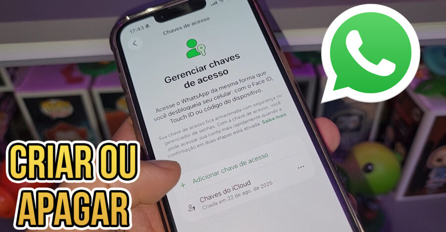 🔑 COMO GERENCIAR CHAVE DE ACESSO DO WHATSAPP ( EXCLUIR / CRIAR )