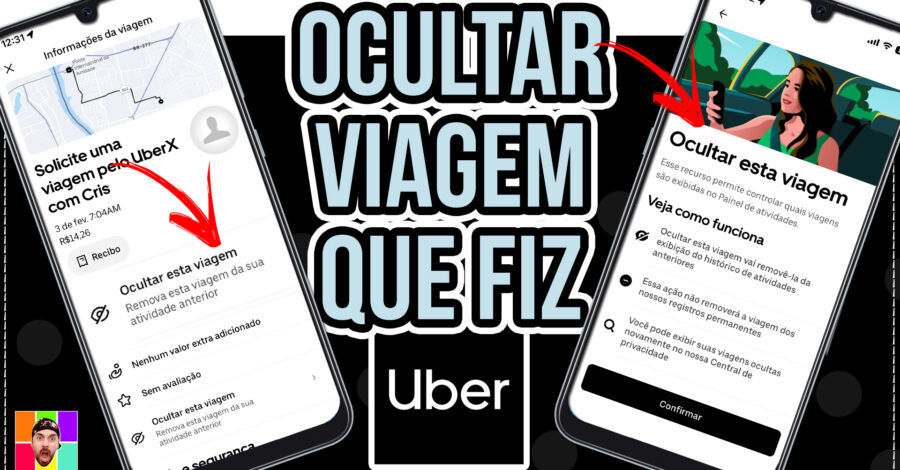 COMO OCULTAR DO HISTÓRICO UMA CORRIDA/ VIAGEM QUE EU FIZ NA UBER ( remover das atividades )