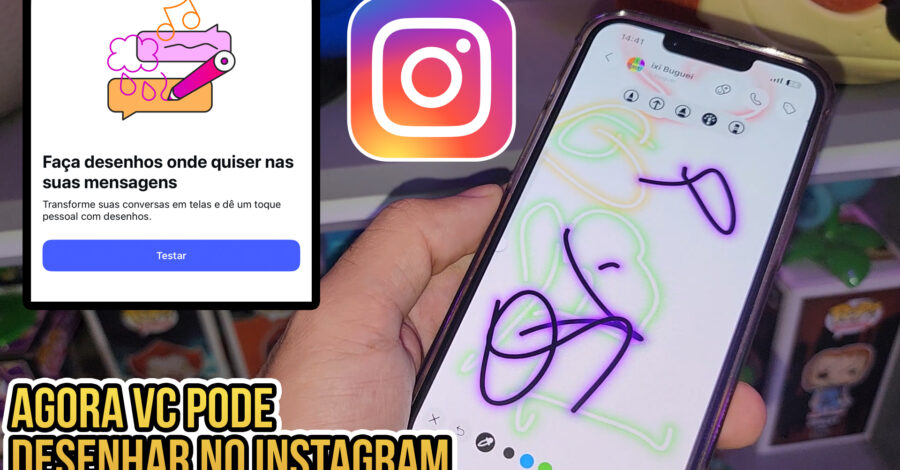 NEWS: COMO DESENHAR NAS MENSAGENS DIRECT DO INSTAGRAM
