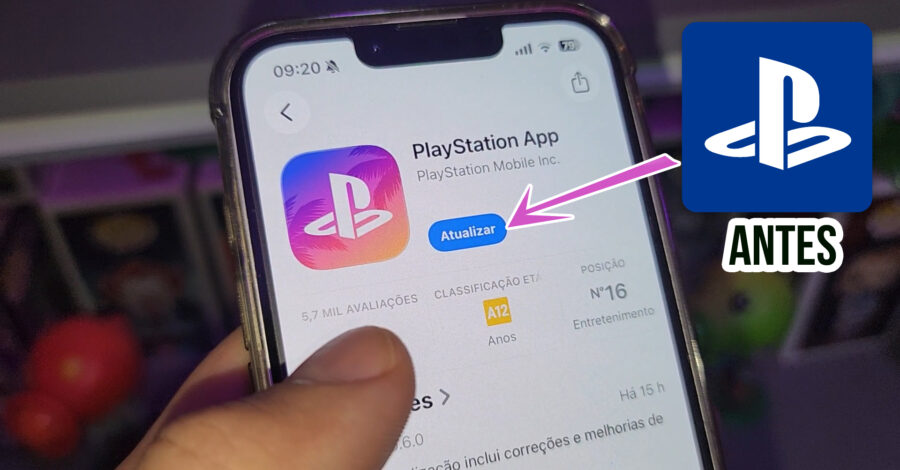 ÍCONE PS APP FOI ATUALIZADO PARA O TEMA GTA 6 E FICOU TOP ( PLAYSTATIONS STORE / LOGOTIPO )