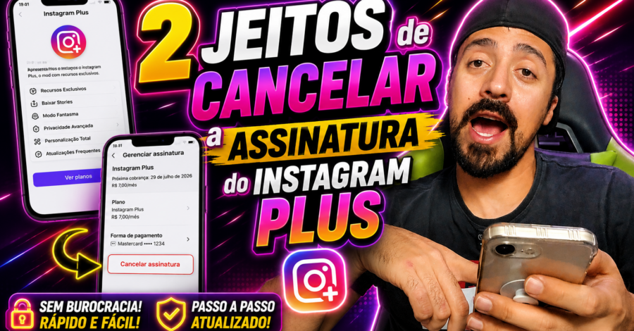 2 JEITOS de CANCELAR a ASSINATURA do INSTAGRAM PLUS