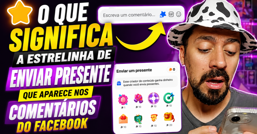 ⭐ O QUE SIGNIFICA A ESTRELINHA DE ENVIAR PRESENTE QUE APARECE NOS COMENTÁRIOS DO FACEBOOK