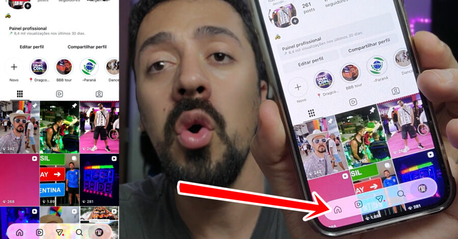 BARRA DE NAVEGAÇÃO FLUTUANTE DO INSTAGRAM LIQUID GLASS ATÉ ENTÃO SÓ TEM NO IPHONE?