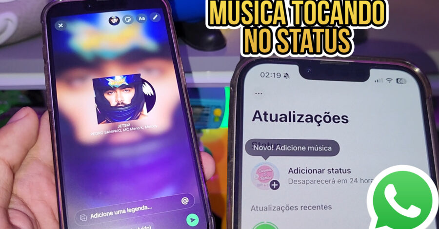 🎵 ADICIONE UMA MÚSICA NO STATUS ( ATUALIZAÇÃO ) DO WHATSAPP