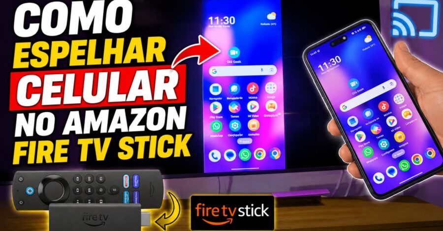COMO ESPELHAR CELULAR NO AMAZON FIRE TV STICK