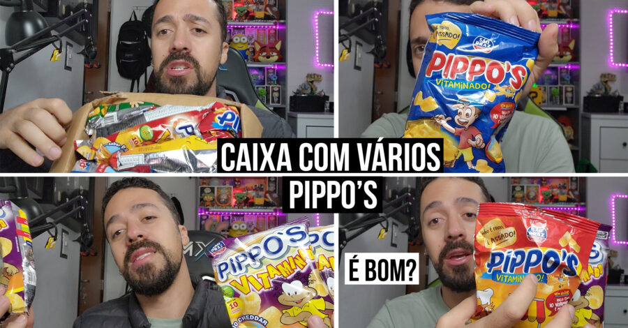 COMPREI UMA CAIXA COM VÁRIOS SALGADINHOS PIPPO’S VITAMINADOS E EXPERIMENTEI ALGUNS… GOSTEI?