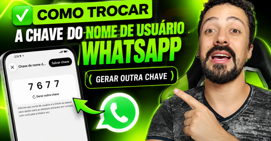 ✅ COMO TROCAR A CHAVE DO NOME DE USUÁRIO DO WHATSAPP ( GERAR OUTRA CHAVE )