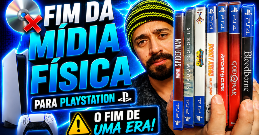 💿 FIM DA MÍDIA FÍSICA PARA PLAYSTATION
