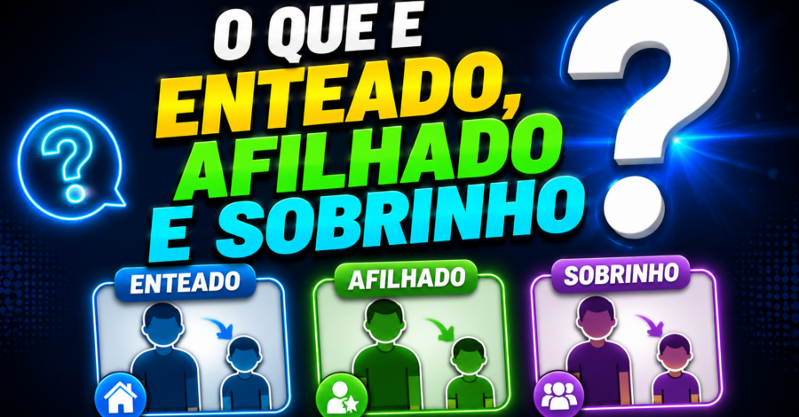 O QUE É ENTEADO, AFILHADO E SOBRINHO ?