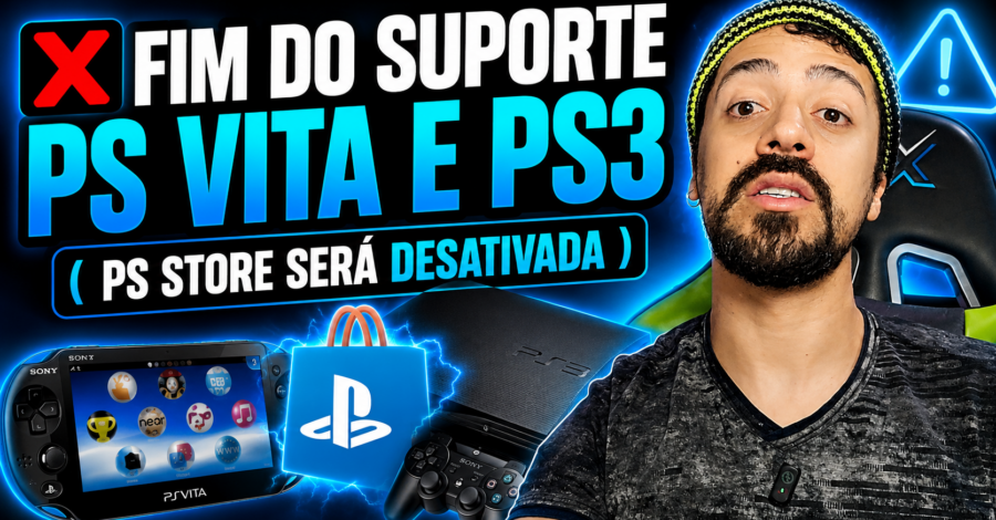 ❌ FIM DO SUPORTE PS VITA E PS3 ( PS STORE SERÁ DESATIVADA )
