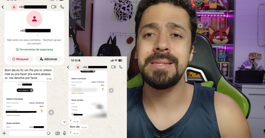 EU RECEBI UM PIX POR ENGANO DO NADA… O QUE EU FIZ