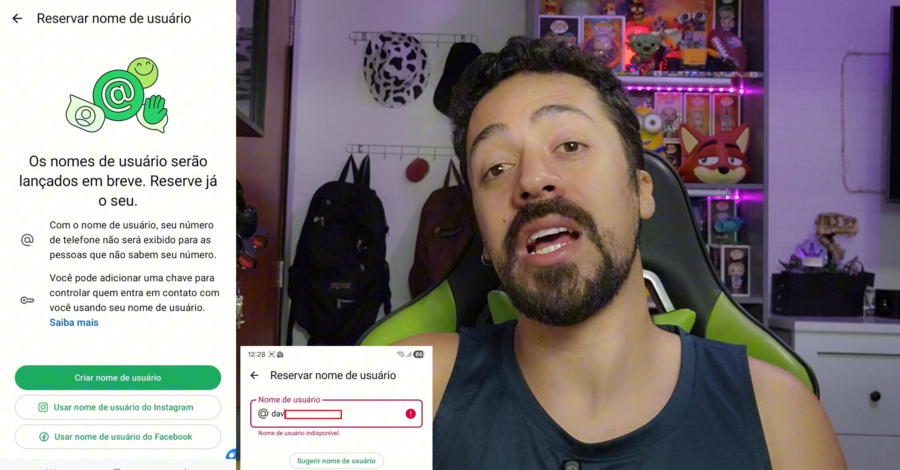 WHATSAPP: NOME DE USUÁRIO INDISPONÍVEL