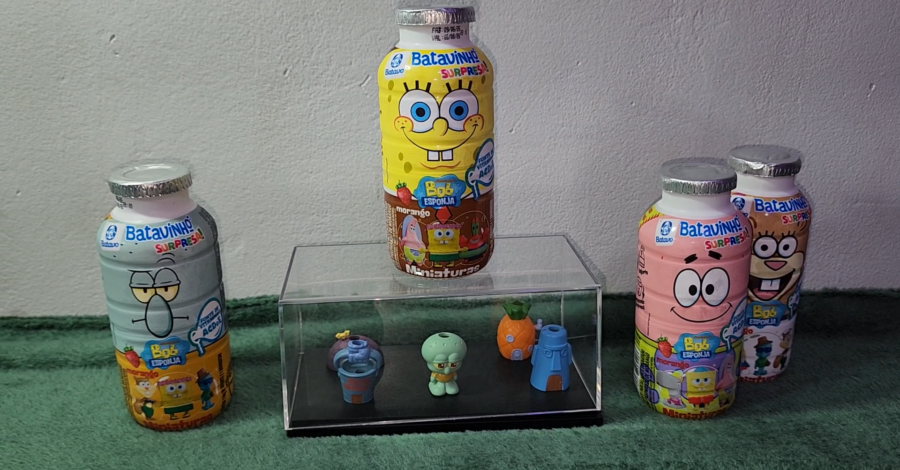 ABRINDO BATAVINHO SURPRESA DO BOB ESPONJA – QUAIS MINIATURAS VIERAM?