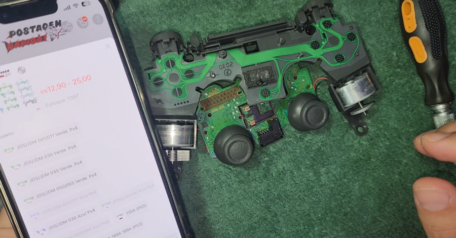 COMO SABER QUAL MANTA CONDUTIVA DE CONTROLE DE PS4 COMPRAR / qual modelo