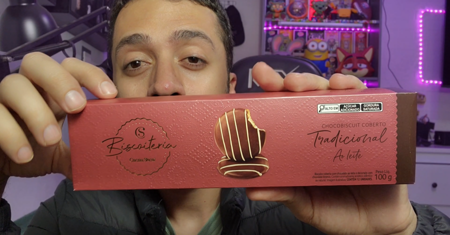 CHOCOBISCUIT COBERTO TRADICIONAL AO LEITE CACAU SHOW COMO É?