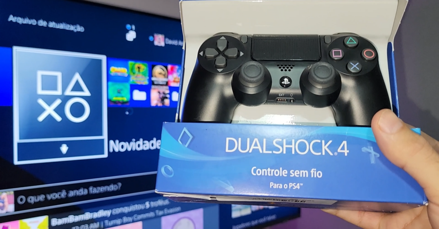 COMO PAREAR CONTROLE PS4 NOVO NO VÍDEO-GAME