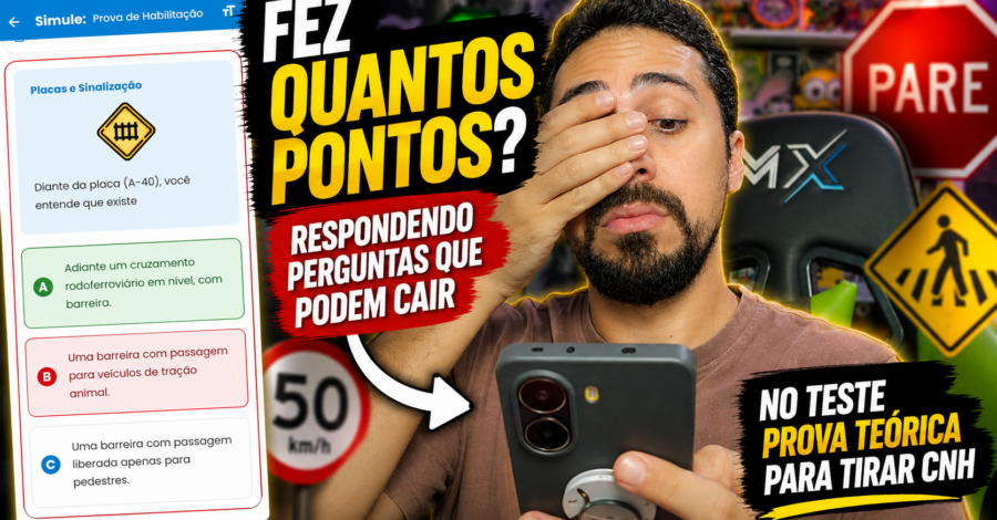 FEZ QUANTOS PONTOS? RESPONDENDO PERGUNTAS QUE PODEM CAIR NO TESTE PROVA TEÓRICA PARA TIRAR CNH