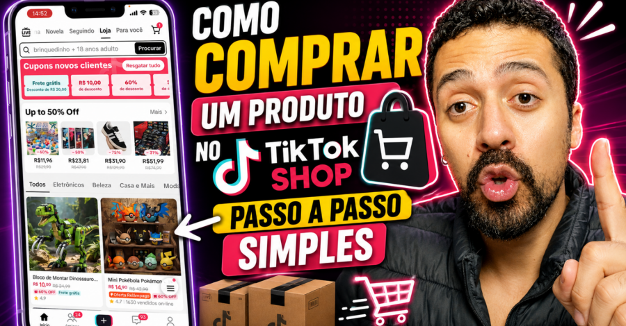 COMO COMPRAR UM PRODUTO NO TIKTOK SHOP PASSO A PASSO SIMPLES